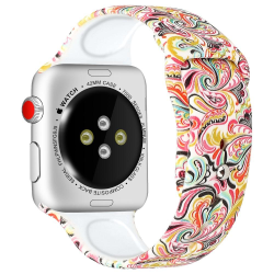 Silikon Armband Apple Watch 42/44/45 mm - Color Pattern