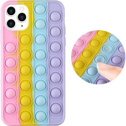 iPhone 11 Pro - Pop It Fidget Skal - Multicolor