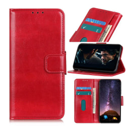 Sony Xperia L4 - Crazy Horse Plånboksfodral - Röd Red Röd