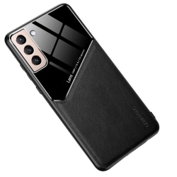 Samsung Galaxy S21 - Hybrid Skal Med Inbyggd Magnetplatta - Svar Black Svart