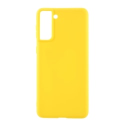 Samsung Galaxy S21 - Matt TPU Skal - Gul Yellow Gul