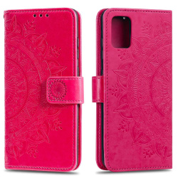 Samsung Galaxy A71 - Mandala Plånboksfodral - Rosa Pink Rosa