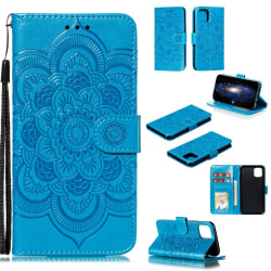 iPhone 11 Pro - Plånboksfodral Mandala - Blå Blue Blå