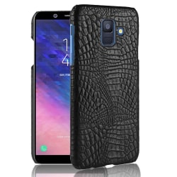 Samsung Galaxy Note 10 - Krocodil Mönster Skal - Svart Black Svart