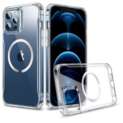 ESR CH Halolock MagSafe Skal iPhone 12/12 Pro - Transparent Transparent