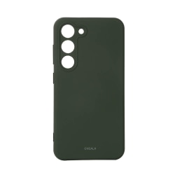ONSALA Samsung Galaxy S23 Mobilskal Silikon Mörk Grön
