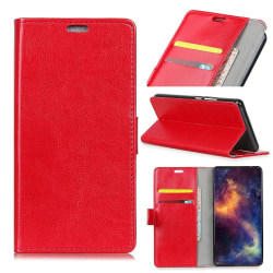 Sony Xperia 10 - Plånboksfodral Crazy Horse - Röd Red Röd