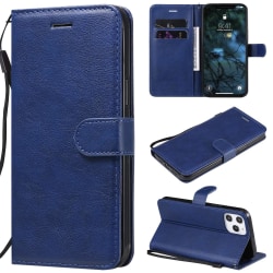 iPhone 12 Pro Max - Solid Plånboksfodral - Blå Blue Blå
