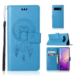Samsung Galaxy S10 - Dream Catcher Plånboksfodral - Blå Blue Blå