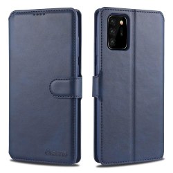 Samsung Galaxy Note 20 - AZNS Plånboksfodral - Blå Blue Blå