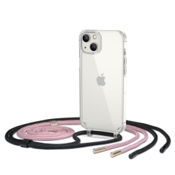 Tech-Protect iPhone 14 Plus Skal FlexAir Chain Svart/Rosa