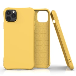iPhone 11 Pro Max - Shockproof Matt TPU Skal - Gul Yellow Gul