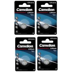 CR1616 4-pack batteri Knappcell  Litium Lithium Camelion Silver