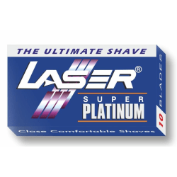 50-pack Laser Super Platinum Rakblad Dubbelrakblad