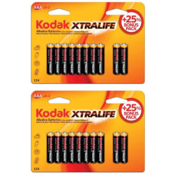 20st Batterier AAA, Kodak Alkaliska Alkaline