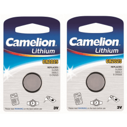CR2025 Litium 2-pack Camelion Batteri Lithium Silver
