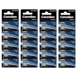 CR1620 Batterier 20-pack Litium Lithium Camelion Silver