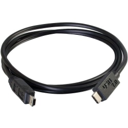 88854 1m USB 2.0 USB Typ C Till USB Mini B-kabel M/m - USB C-kabel Svart - USB kabel - Mini-usb Typ B (m) Till Usb-c (m) - USB 2.0 -