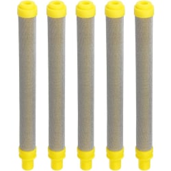 100 mesh filter för högtryckssprutpistoler rostfritt stål filterelement för luftlös färgsprutpistol Wagner gul - 5 delar ternel