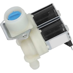 Vatteninloppsventil, Universal Ac220v-240v Ersättningsmagnetventil för vatteninlopp Dubbelt huvud för tvättmaskiner för automatiska tvättmaskiner
