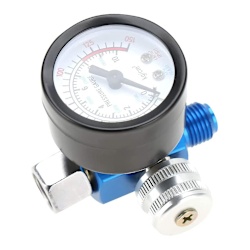Regulator Kompressor, lufttrycksregulator Regulator 1/4 sprutpistol Lufttrycksregulator Tryckmätare Pneumatiskt verktygstillbehör