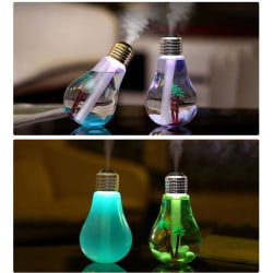 Aroma Diffuser i glödlampa med belysning USB