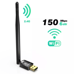 USB Wi-Fi Adapter Till Stationär Dator 150MBps