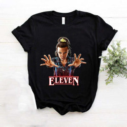 Stranger Things 4 T-shirt Hellfire Club unisex-tröja Eleven M