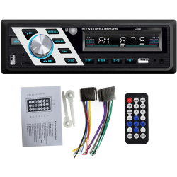 24v bilstereoradio, Bilstereospelare Handsfree AUX ISO-gränssnitt AI-kontroll MP3 FM/USB/Radio med fjärrkontroll