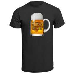T-Shirt Det finns inga öl i himlen  M