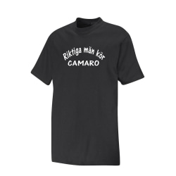 T-shirt  Riktiga män kör Camaro XL
