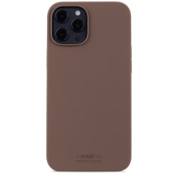 Holdit silikone cover til iPhone 12 Pro Max mørkebrun