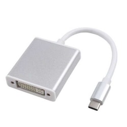 USB-C 3.1 till DVI-adapter Silver
