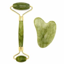 Gua Sha Massage Kit Stor Avancerad - Grön Grön
