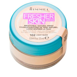 Rimmel Fresher Skin Foundation SPF15 25ml - LIGHT NUDE 102