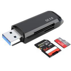 3.0 USB SD-kortläsare, bärbar USB