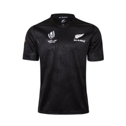 Mordely All Blacks 2021 2022 Nya Zeeland Super Rugby Jersey 2019 RWC All Blacks hemma Rugby Jersey tröja singlet För vuxna XL