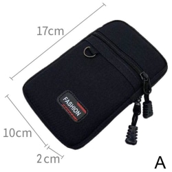 Tactical Molle Utility Pocket EDC Tool Bag Organizer Admin Pouch black Single layer