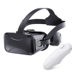 Vr Headset kompatibelt med - Universal Virtual Reality Goggles - Spela dina bästa mobilspel 360-filmer med mjuka och bekväma Nya 3d Vr-glasögon | B White android line
