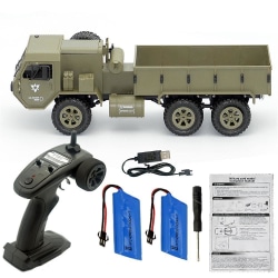 Rc Militär lastbil modell leksak med kameror Without camera 2B