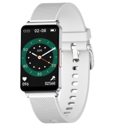 1,57 tum Blodsocker Smart Watch EKG 24 timmars pulsmätning Smart Armband Silver silver