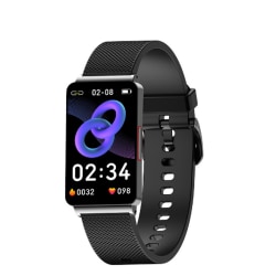 1,57 tum Blodsocker Smart Watch EKG 24 timmars pulsmätning Smart Armband Svart black