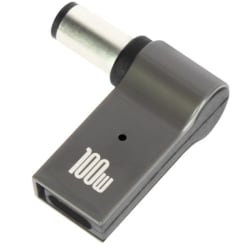 100 W USB-C laddningsadapter till DELL bärbar dator 7,4 x 0,6 mm, grå