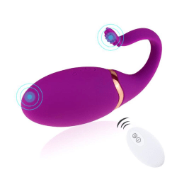 Vattentät fjärrstyrd äggvibrator Vuxenprodukter Sexleksaker för kvinnor Onani Orgasm G-Spot Massager Vibratorer för kvinna Klitorisstimulator Purple