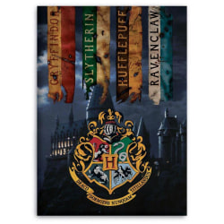 Harry Potter Hogwarts - Tæppe i fleece Multicolor