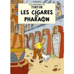 Poster - Tintin Les Cigars du Pharaon - Faraos cigarrer multifärg