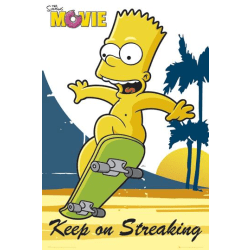 The Simpsons - Keep On Streaking multifärg