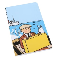 Tintin - Anteckningsbok - Tintin och Milou på båt multifärg
