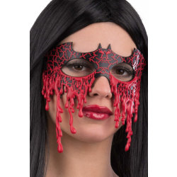 Ansiktsmask - Bloody bat chinless mask multifärg