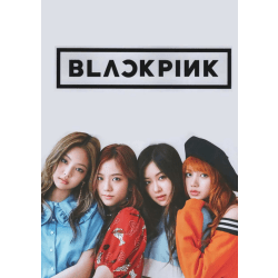 A3 Print - K Pop - Black Pink 5 multifärg
